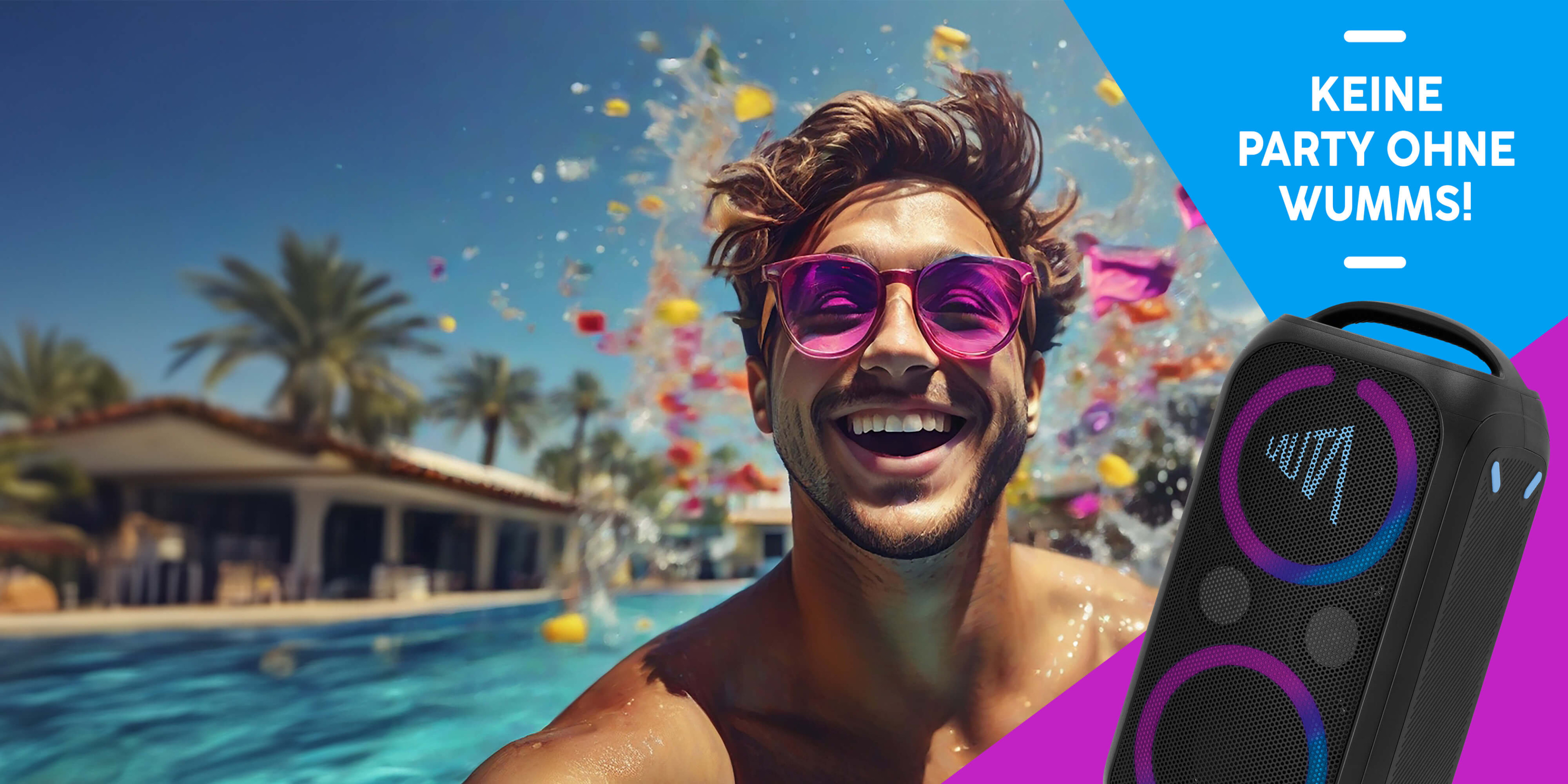 
Czas na WUMMS!
WUMMSBOX marki LAUTA rozkręci każdą imprezę. To outdoorowy głośnik wyposażony w technologię Bluetooth. Mocny akumulator wytrzyma na cały wieczór dobrej zabawy – i to z dużą ilością basów. 
Do produktu
