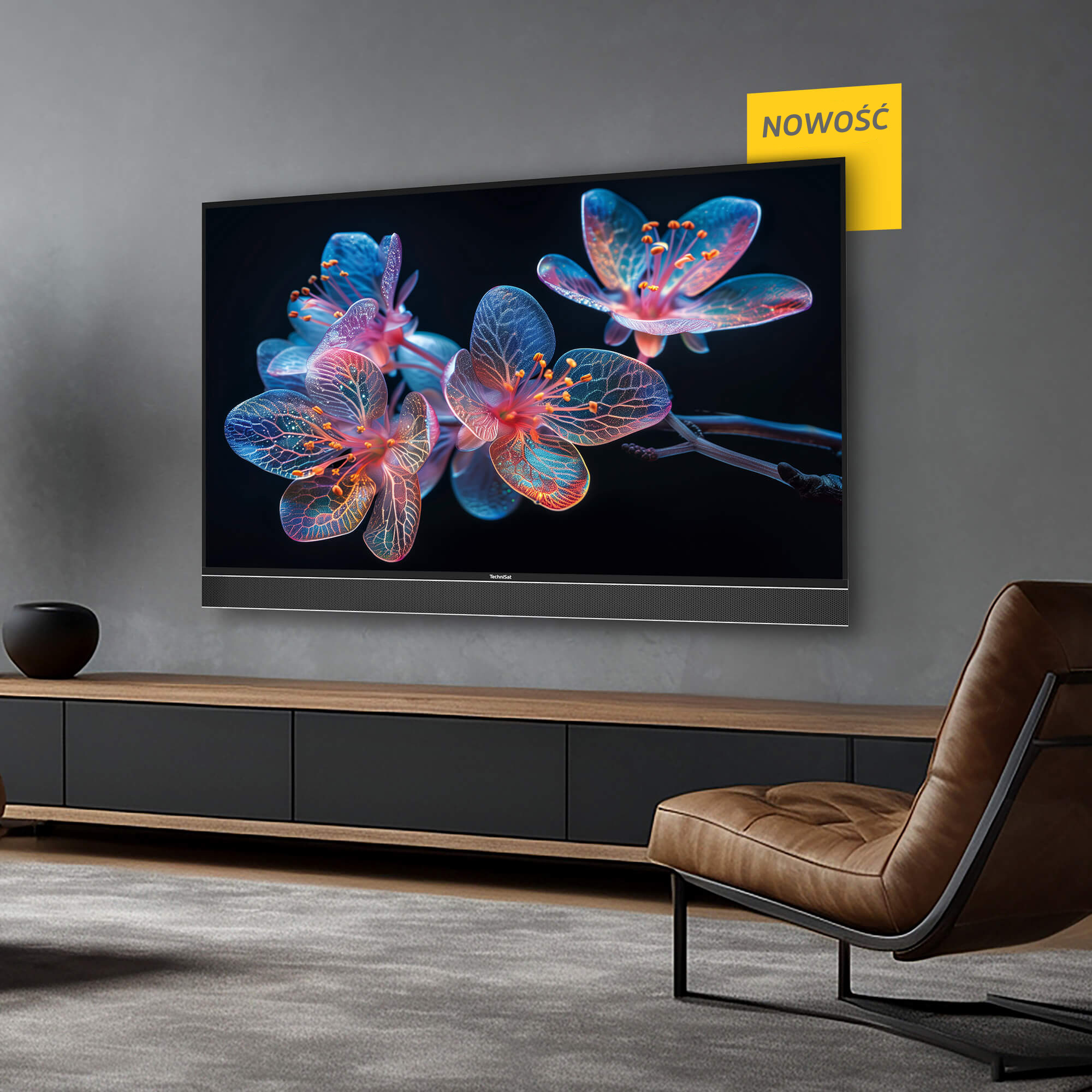 
Piękny obraz. Mocny dźwięk.
Nowy TECHNIVISTA UHD CL zapewnia najwyższej klasy wrażenia kina domowego. Technologia obrazu  Mini LED zapewnia ostry jak brzytwa obraz jakości UHD. Mocny dźwięk dostarcza zintegrowany  soundbar.
Do produktu
